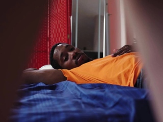 Blonde stepsister finally ends up sucking my massive black cock deep