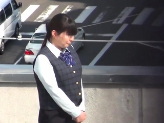 Japanese woman wets self