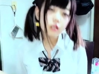 Japanese teen getting toyed and intensely tickled