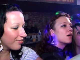 Oozing vagina on the dance flooring