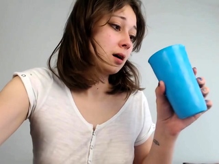 Brunette Solo Webcam Masturbation