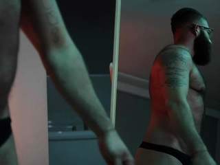 Busty trans babe rims and fucks her boyfriend in threesome