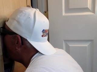 Gloryhole mature DILF sucking ahead of breeded from behind