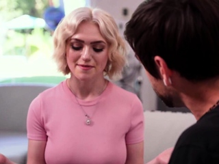 Busty wealthy girl hooks up with a negative boy