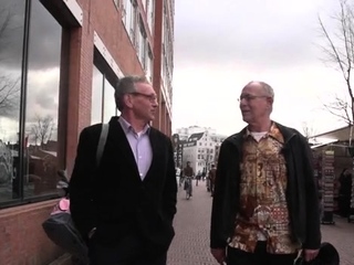 Dishy brunette Anouschka and massive huge shaft