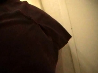 Upskirt girlfriend in washroom requires a break