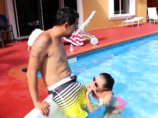 Amateur visible orgasm xxx Swimming In Semen