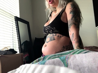 Solo masturbation of a wonderful amateur blonde