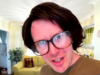 Tricked amateur sucking dick