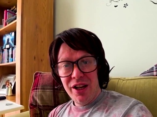 Huge tit brit rubbing her pussy