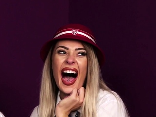 British CFNM schoolgirls suck off teacher