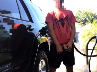 Caught at tha gasstation