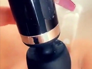 Close up anal toying