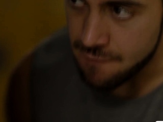 Ebony shemale gets her ass bareback fucked by pervert dude