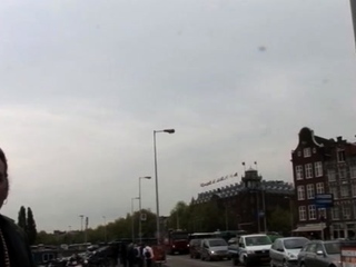 Astounding ebony brunette Candy bounces on challenging pole