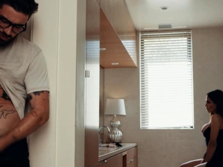 Horny TS stepmom lets her stepson bareback her wet ass