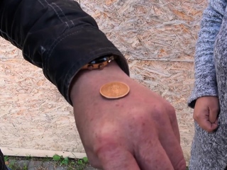 HUNT4K. Blonde with all-natural boobies enjoys sex with BF