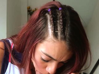 Colombian teen au pair now a actual lady