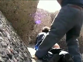 Sex in a cave by the Beach