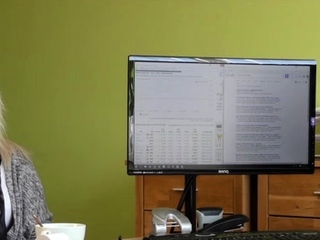 Excellent teen bombshell bends to get fucked difficult