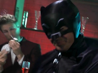Alexis Texas riding Batmen