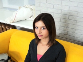 Wicked brunette Rose adores playing with her clit