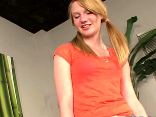 Staggering teen gal Maci More fucks with fuckmate