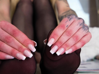 Black and White Stockings