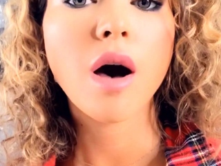 Blonde babe scarlet solo webcam