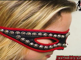 German lesbian BDSM session with spanking