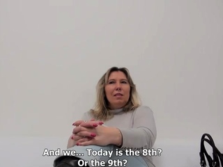 POV casting with Czech mom Jana – big ass and monster boobs