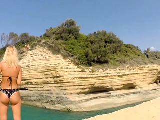 Blonde and brunette babe in silver