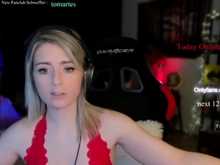 Blonde babe scarlet solo webcam