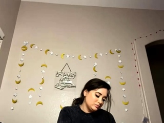 Brunette in pink lingerie teases and masturbates