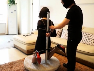 Fetish bdsm anal dildo play