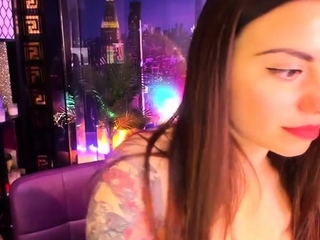 Wild Girl Brunette Solo Masturbation