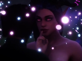 Hot 3D redhead licking a pussy while getting fucked