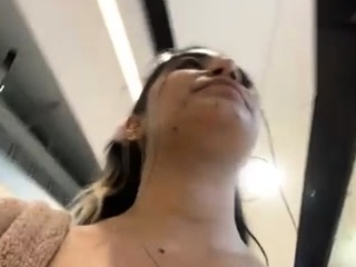 Chubby Brunette Big Boobs Dildo Masturbation