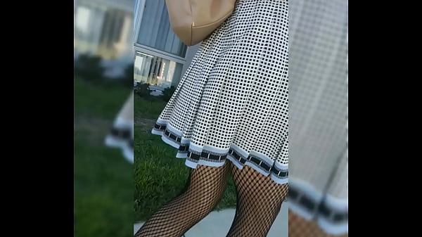 Fucking dildo in public