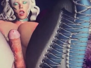 Close up cock jerking solo