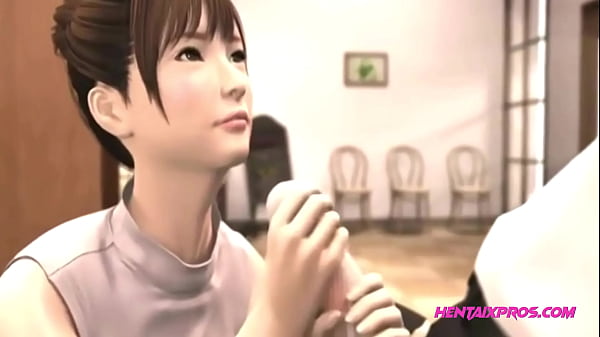 Japanese Waitress MILF Public Cafe Blowjob